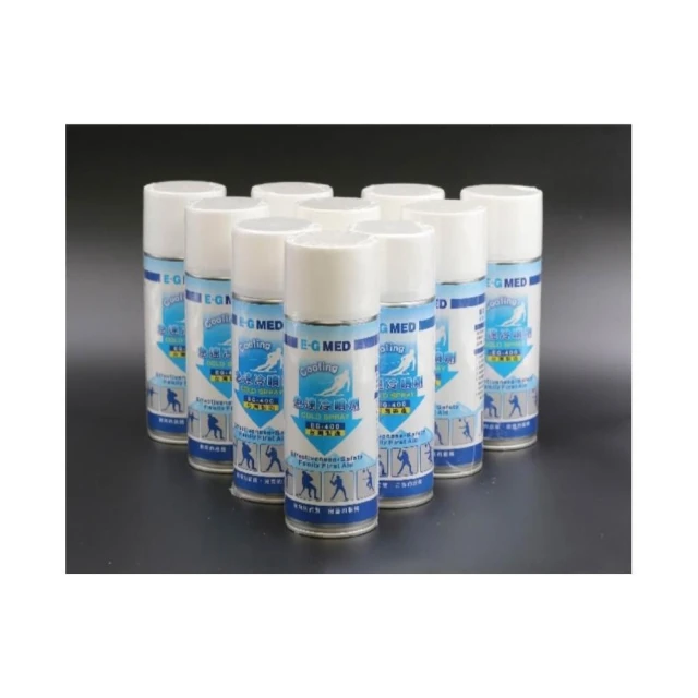 【E-GMED 醫技】醫技 急速冷噴劑 EG-400 400ml/罐 冷凍冷卻噴劑 運動後噴劑 極速冷卻 信男藥局