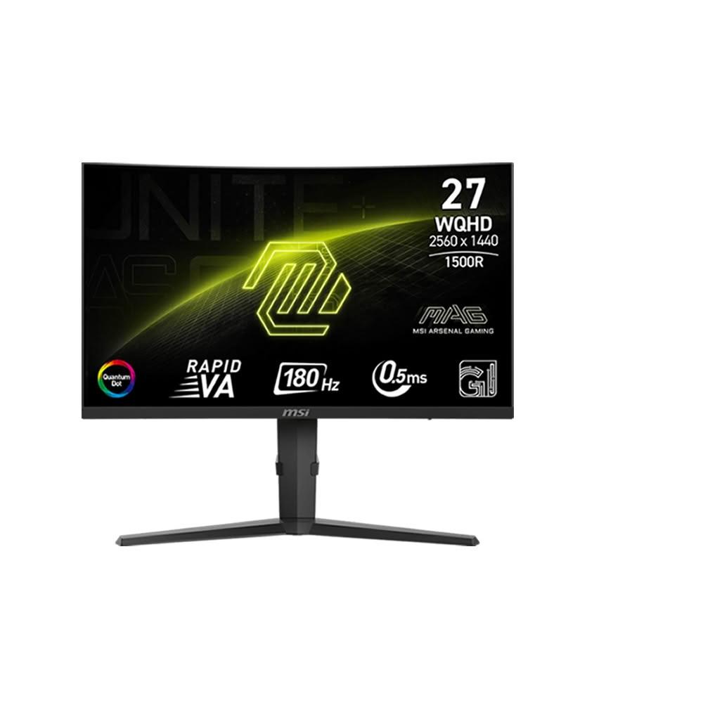 【MSI 微星】MSI MAG 275CQRF QD E2 曲面電競螢幕 27吋 180Hz VA WQHD 0.5ms HDR
