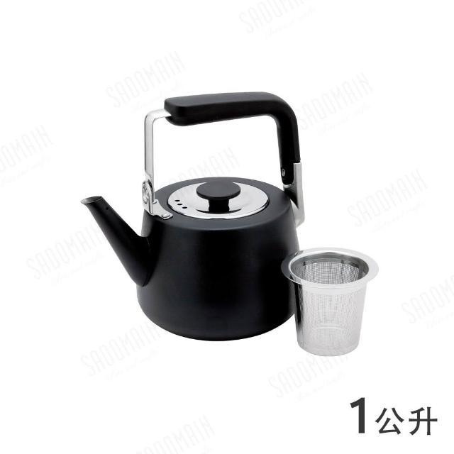 SADOMAIN 仙德曼】仙德曼304不鏽鋼露營泡茶壺1.0L SS101 附濾網