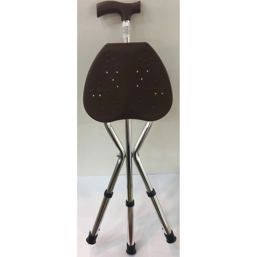 恆伸 登山休閒 折疊手杖椅 收合式 拐杖椅(ER-2026)