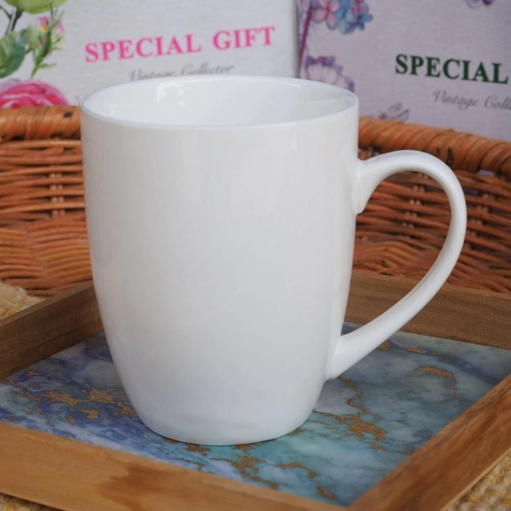 現貨📍子彈型白色馬克杯 素面馬克杯 營業用 開店 早午餐 民宿 陶瓷杯 胖胖杯 圓筒馬克杯 咖啡 拿鐵杯350ML手沖