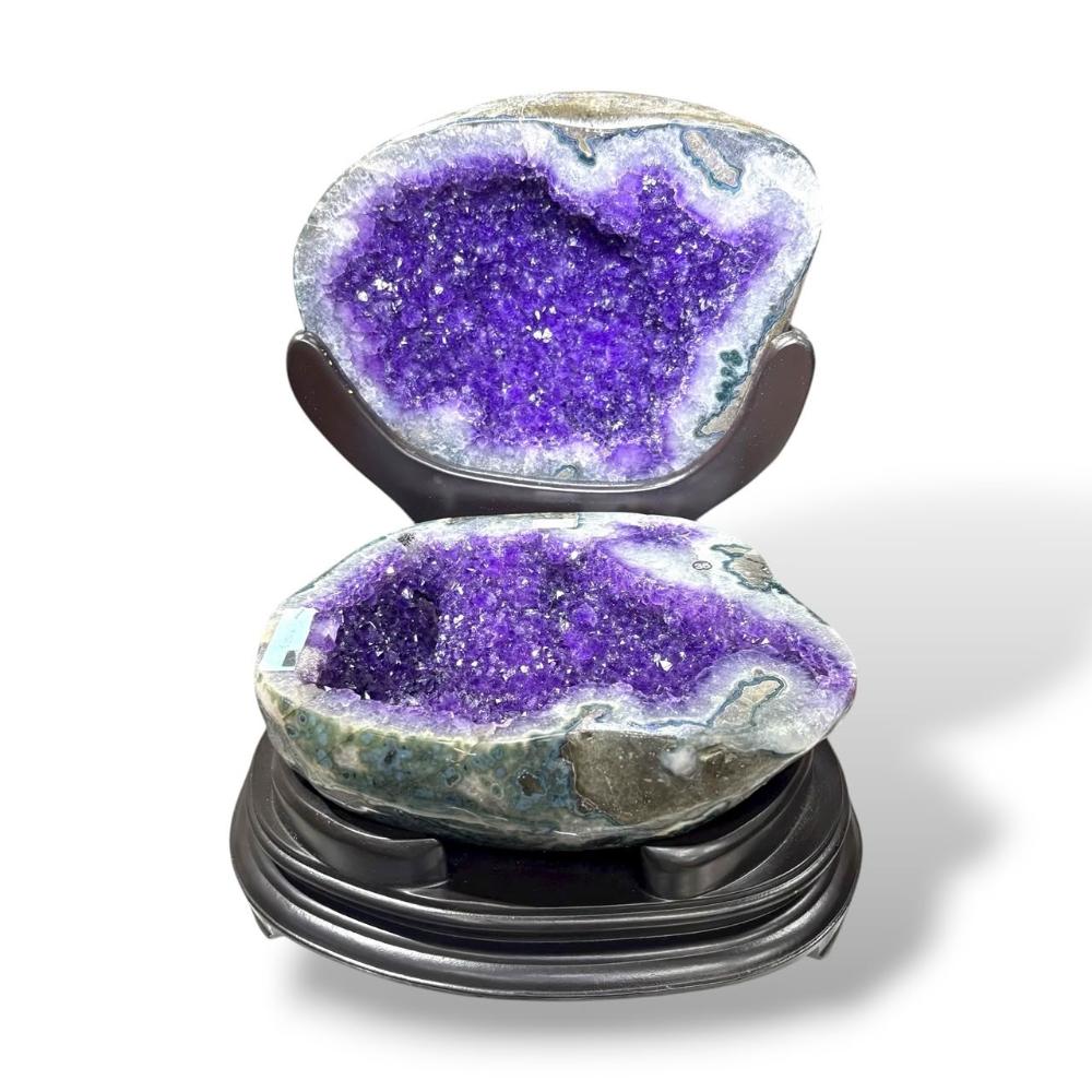 尋寶家水晶】｜紫水晶聚寶盆擺件5.25KG｜ESP滿天星收藏級｜聚財旺運