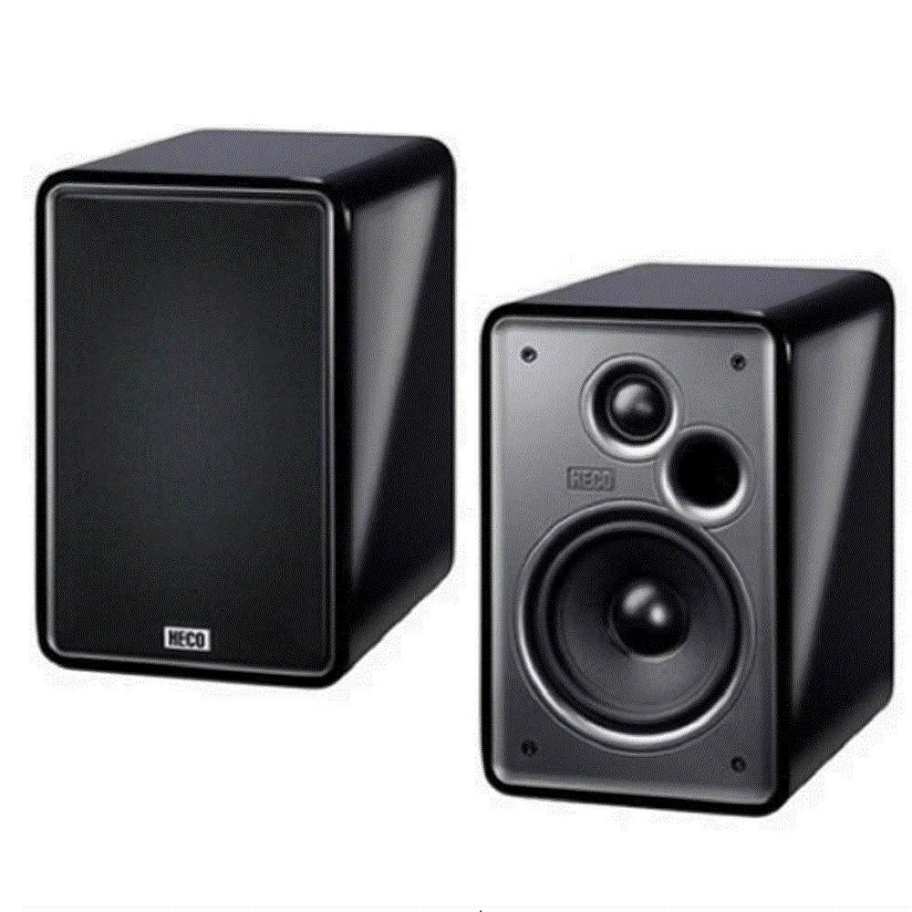 HECO Music Colors 100 是一款創意造型的書架型鑑聽喇叭，適合劇院系統使用。支援主喇叭與環繞喇叭功能，提供立體聲輸出。配備1吋高音單體與4.5吋中低音單體，尺寸為150×235×200 mm（W×H×D），重量3.75 kg，黑色系外觀。產地中國，保固1年。以上規格以實際出貨為準。