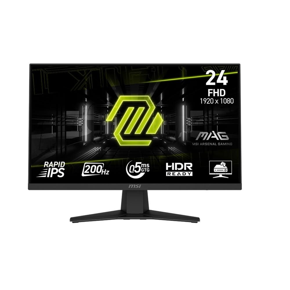 【MSI 微星】MSI 微星 MAG 244F 電競螢幕 24吋 200Hz FHD 0.5ms IPS HDR 電腦螢幕 遊戲螢幕