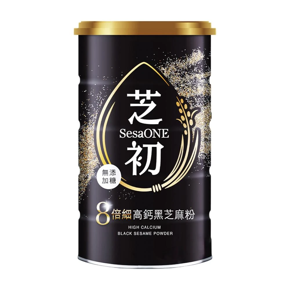 【芝初】8倍細高鈣黑芝麻粉 380g/罐 (芝麻飲/全素食/壹品藥局)