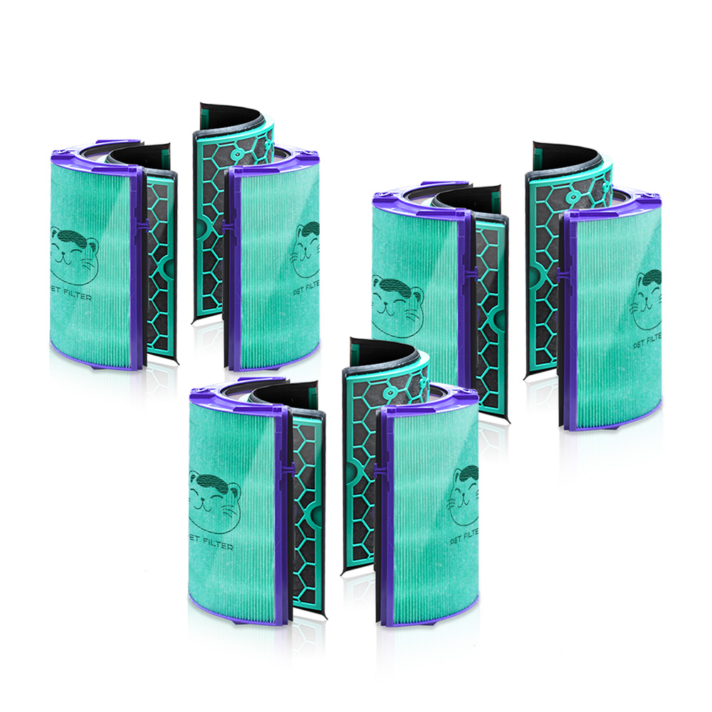 【Have Green Days 綠綠好日】三入組_適用 戴森 Dyson TP04/DP04/HP04/HP05/TP05 抗菌HEPA濾芯(濾網)