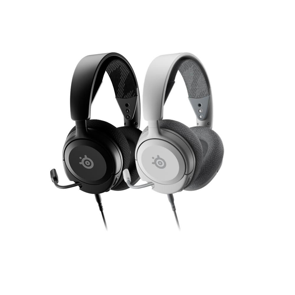 【Steelseries 賽睿】Steelseries Arctis Nova 1 超輕量型耳機 輕量人體工學/3.5mm/1年保/降噪麥克風
