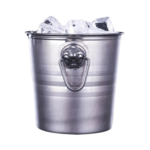 獅把冰桶 3.5L/5L/8L 冰酒桶 冰塊桶  保冰桶 手提冰桶 不鏽鋼冰桶 冰鎮桶 啤酒 紅酒 烈酒 威士忌 皆適用
