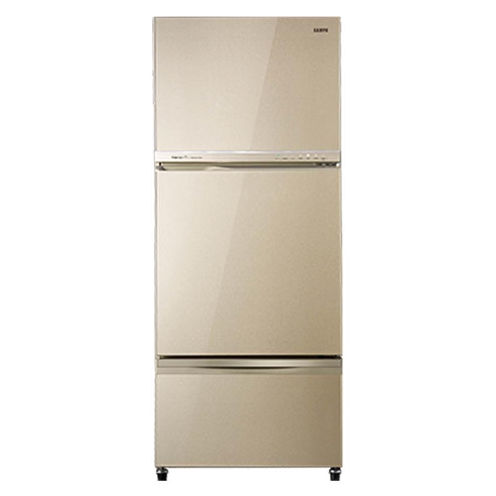 【SAMPO 聲寶】贈7-11商品卡 5000元 605L三門變頻冰箱 SR-C61GDV 含基本安裝+舊機回收