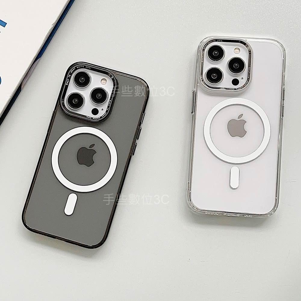 背板不泛黃 防摔手機殼 MagSafe磁吸 適用 iPhone 17 16 15 14 13 12 11 PRO MAX