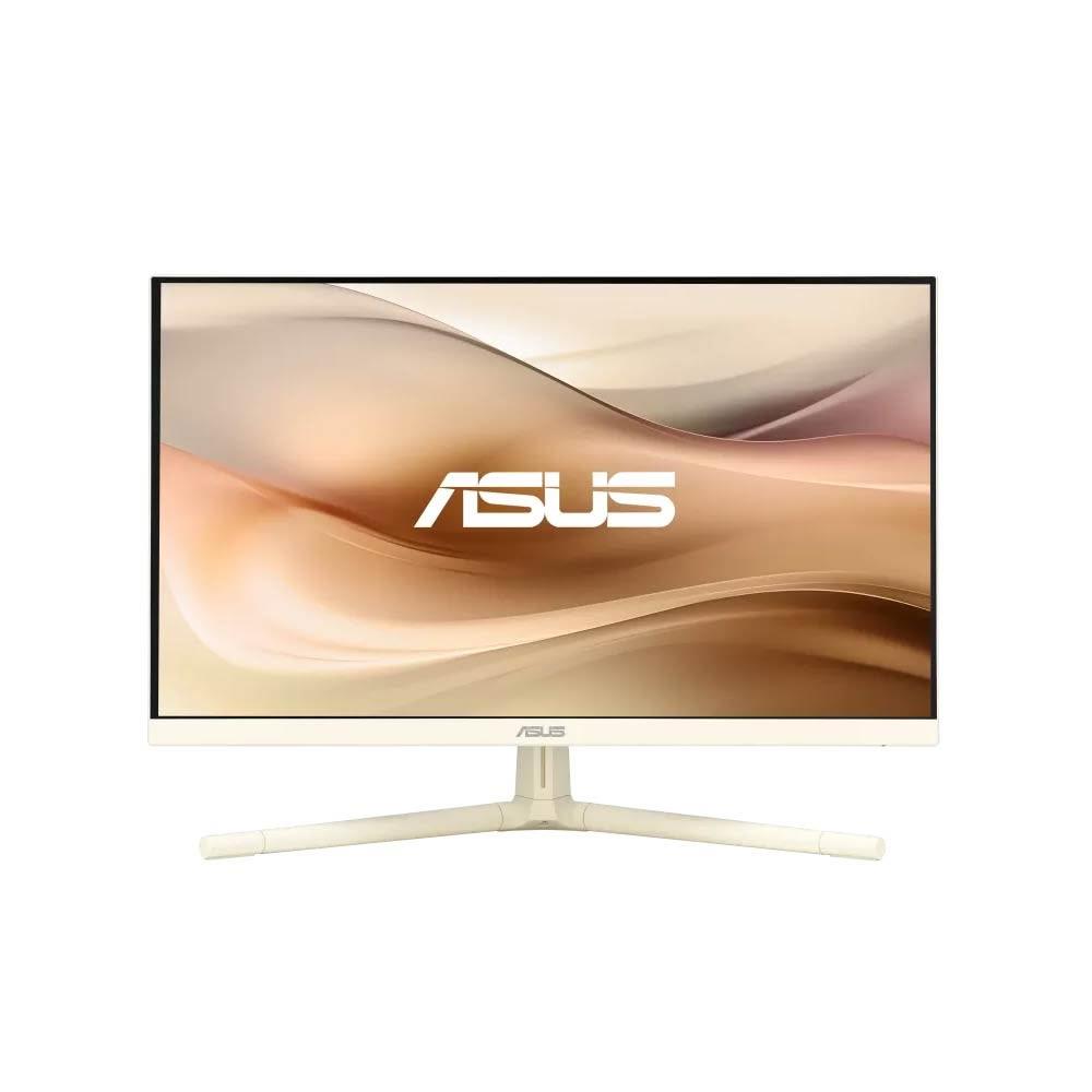【ASUS 華碩】ASUS華碩 24型 VU249CFE-B Type-C 護眼電競顯示器 燕麥奶色