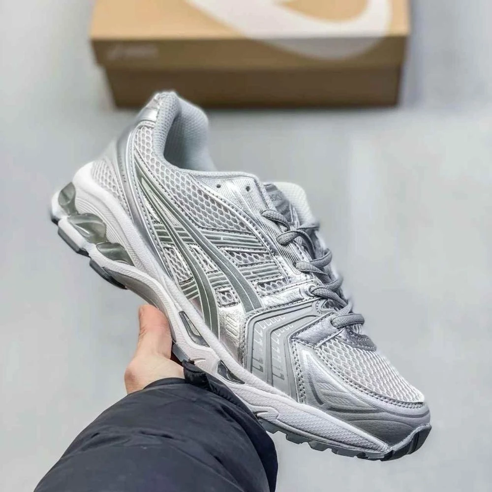【asics 亞瑟士】ASICS GEL-KAYANO 14 銀灰 液態銀 復古 男女同款 1202A056-021