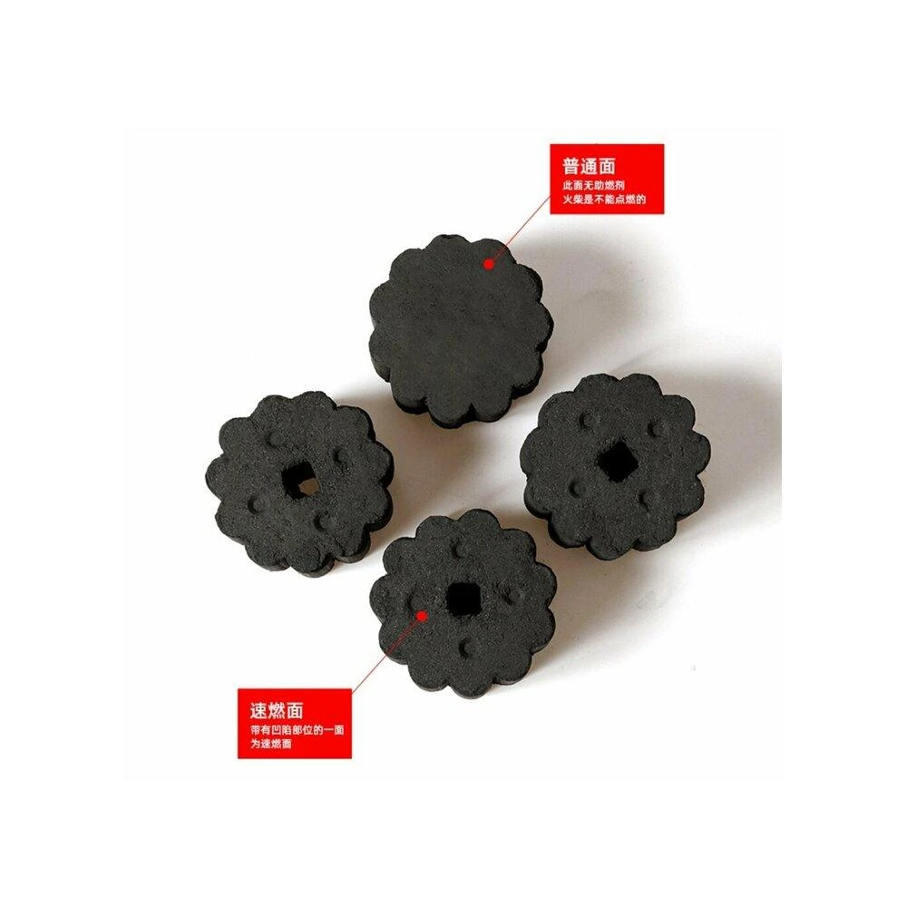 快速木炭持續3小時果木速燃碳 加厚梅花烤肉炭 快速起火燒烤肉木炭 中秋節聚會烤肉火種