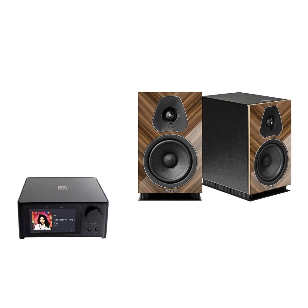 【NAD】C700 V2 串流擴大機 + Sonus Faber Lumina II Amator 書架喇叭