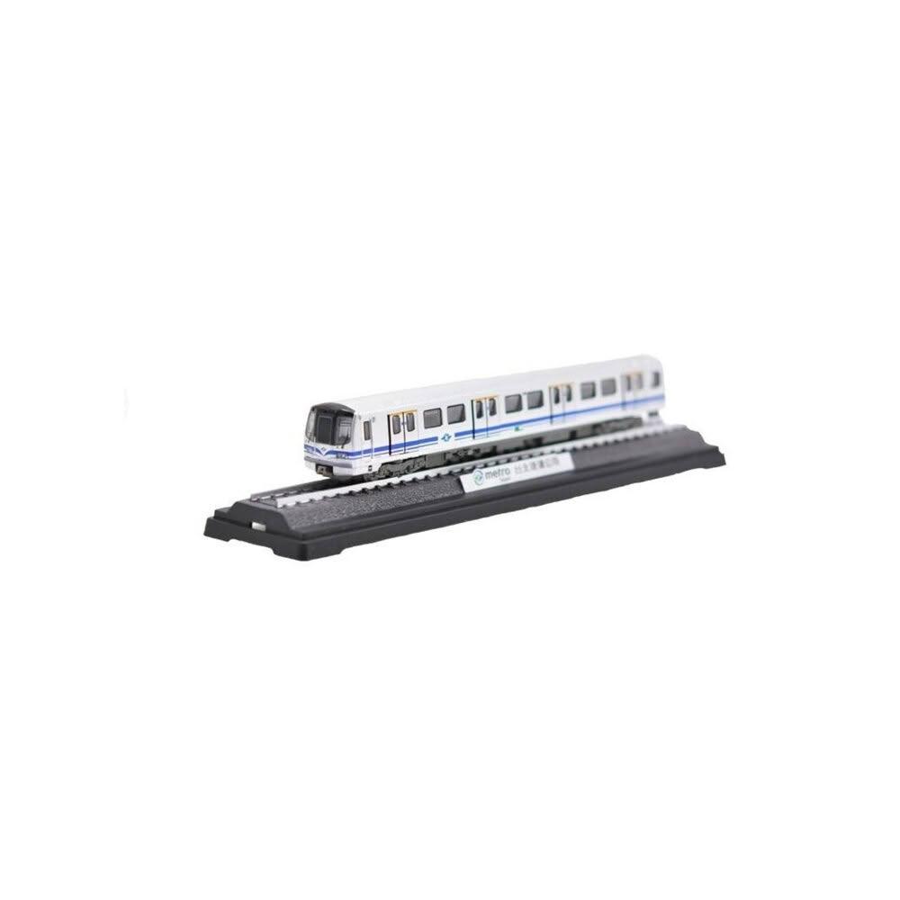 台北捷運電聯車381型靜態紀念車火車模型含展示底座鐵支路模型NS3517 TR