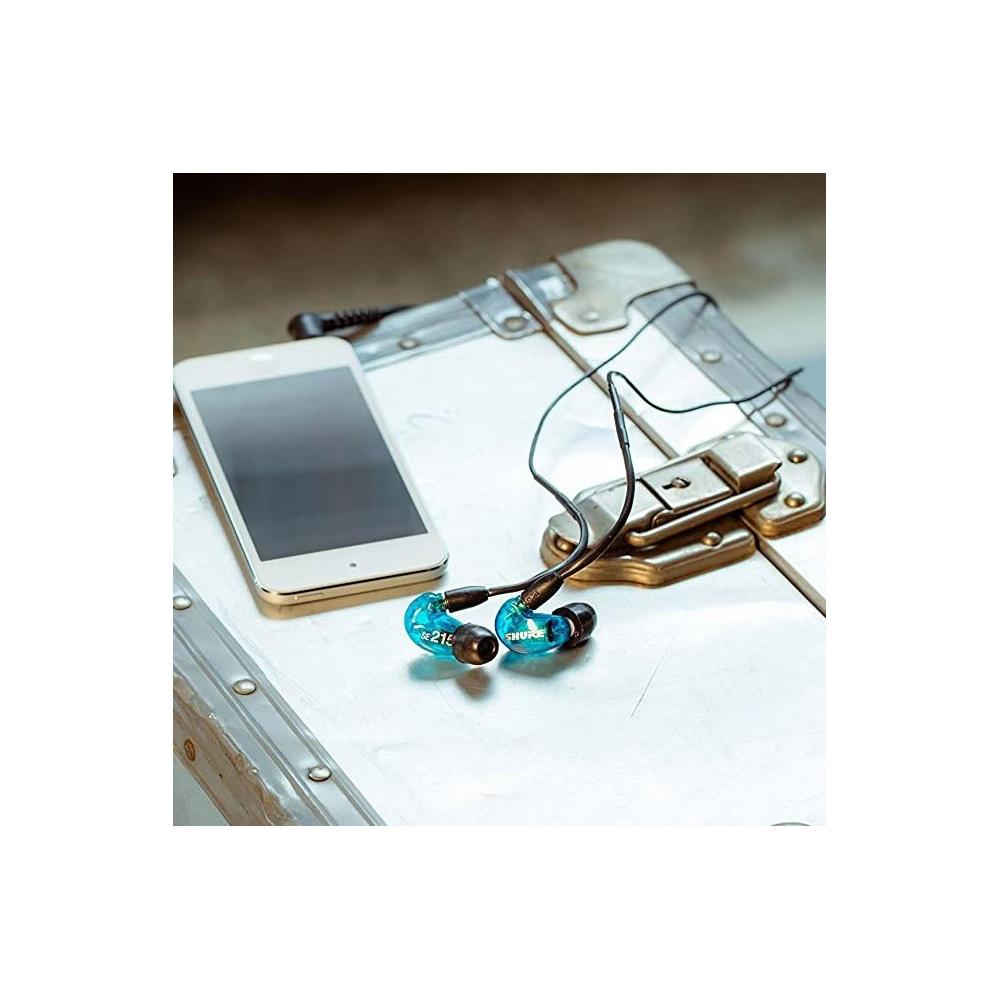 公司貨 SHURE SE215 AONIC215 耳道式耳機 入耳式耳機 監聽耳機 含線控麥克風 藍色