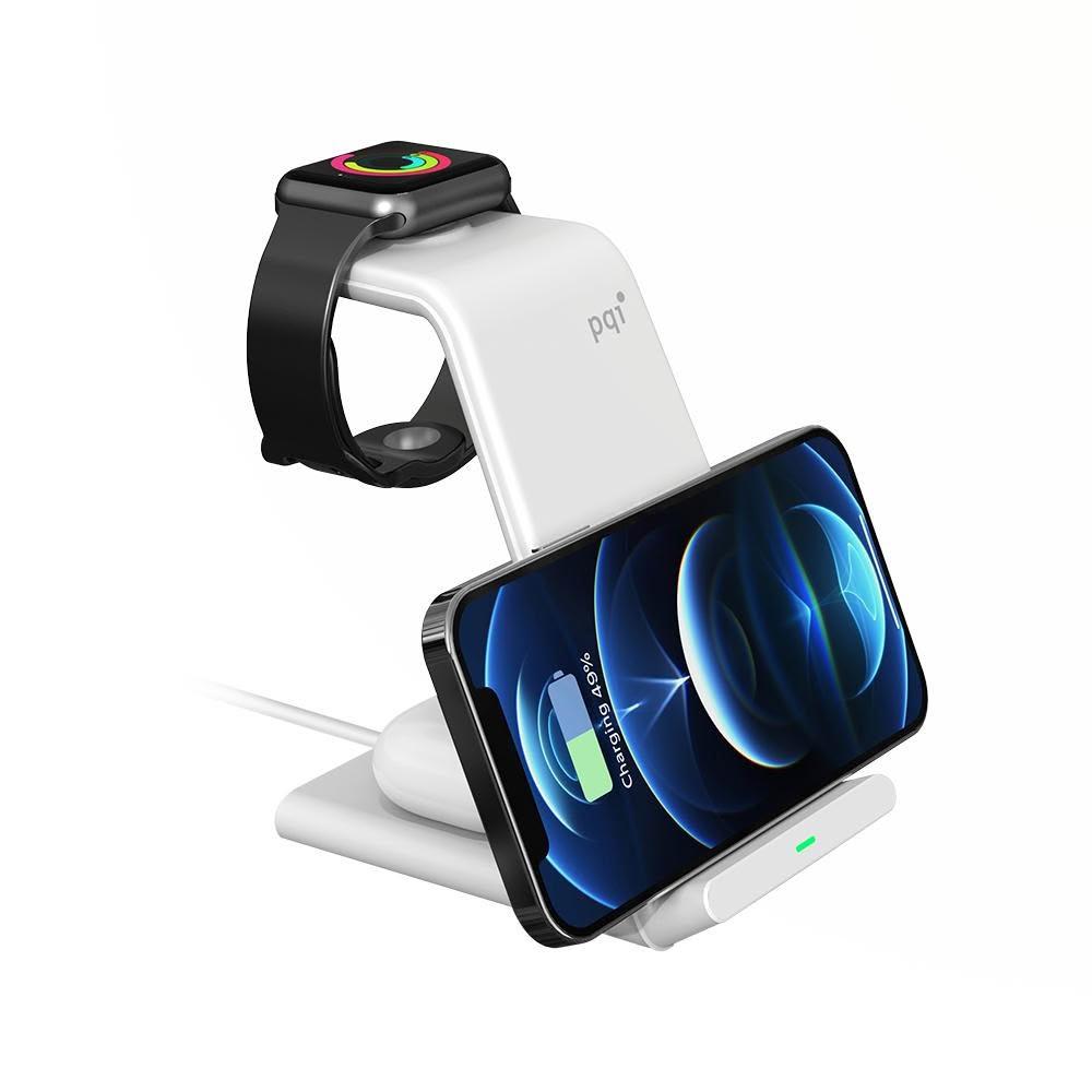 【PQI 勁永】WCS18W 三合一無線充電座