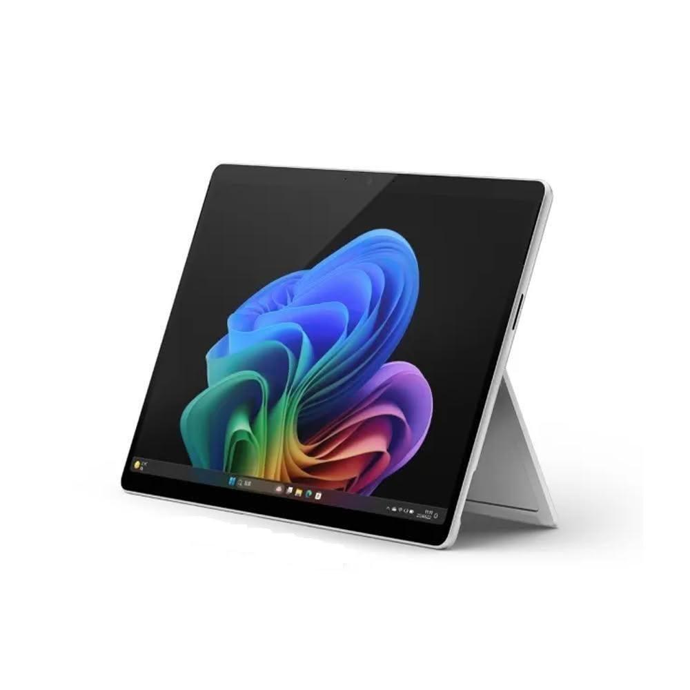 【Microsoft 微軟】板岩灰鍵盤有筆+Surface Pro 12 12吋-白金(Snapdragon X Plus/16G/256G)