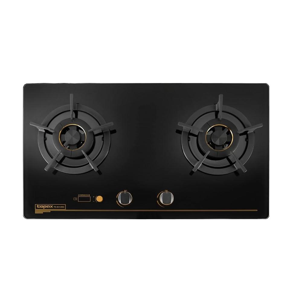 【莊頭北】(全省安裝)二口雙控安全定時檯面爐TG-8312BG瓦斯爐桶裝瓦斯TG-8312BG-LPG