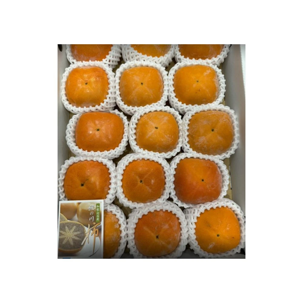 【莎莉嚴選】限量-空運日本和歌山黑糖柿 6入  日本  和歌山  柿子  黑糖柿  甜柿