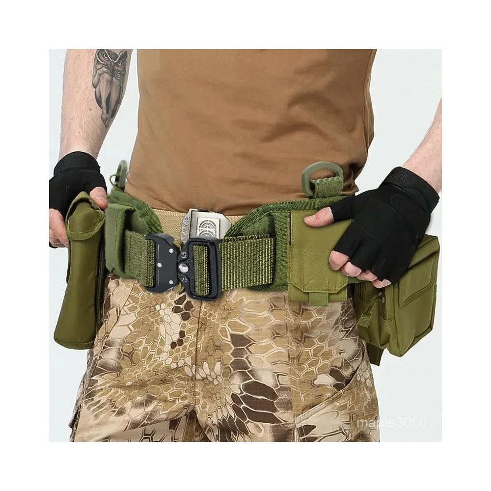 ⚡現貨隔日達⚡戶外多功能戰術腰封molle眼鏡蛇腰帶套裝快拔加厚款尼龍戰術腰帶IPSCWarGame裝備戶外腰帶配件