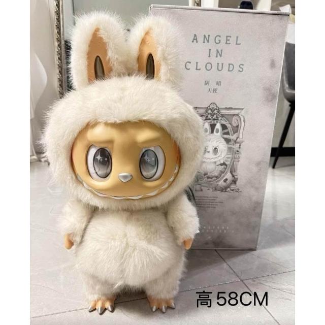 POPMART 泡泡瑪特】LABUBU Zimomo THE MONSTERS 白天使大天使大娃58cm
