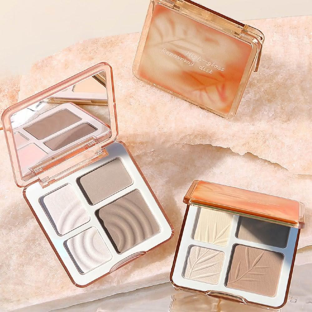 【JOEKI】PIPL四色修容盤高光 鼻影 閃粉 修容盤 啞光 珠光 提亮 自然妝感 立體陰影 化妝品