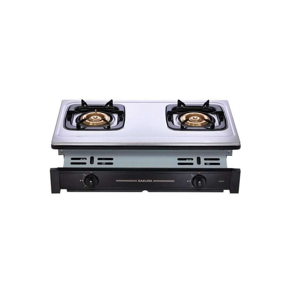 【SAKURA 櫻花】G6201S 二口節能瓦斯爐 崁入爐  限定區域送基本安裝