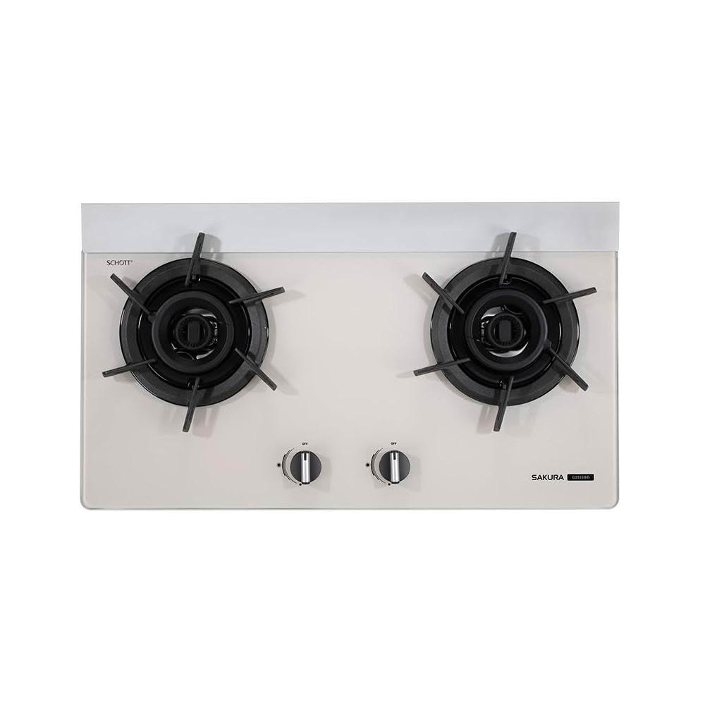 SAKURA櫻花 智能 雙炫火 二口 玻璃檯面爐  G2922BG 杏色 瓦斯爐 雙炫火  (全國安裝)