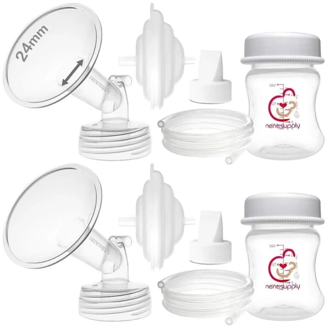 Nenesupply 適貝瑞克喇叭罩鴨嘴閥門止流閥軟管集乳瓶 相容貝瑞克9Plus 9s 9x 適馨乃樂吸乳器 非原廠