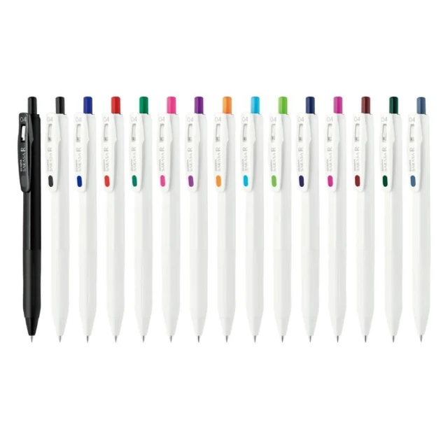 【ZEBRA 斑馬牌】SARASA R 濃墨 0.4 鋼珠筆 共14色 JJS29-R1