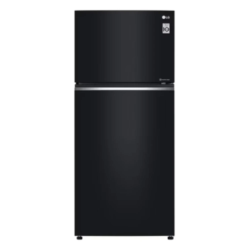 【LG 樂金】GN-HL567GBN 525公升智慧變頻雙門冰箱｜鏡面曜石黑 (含基本安裝)