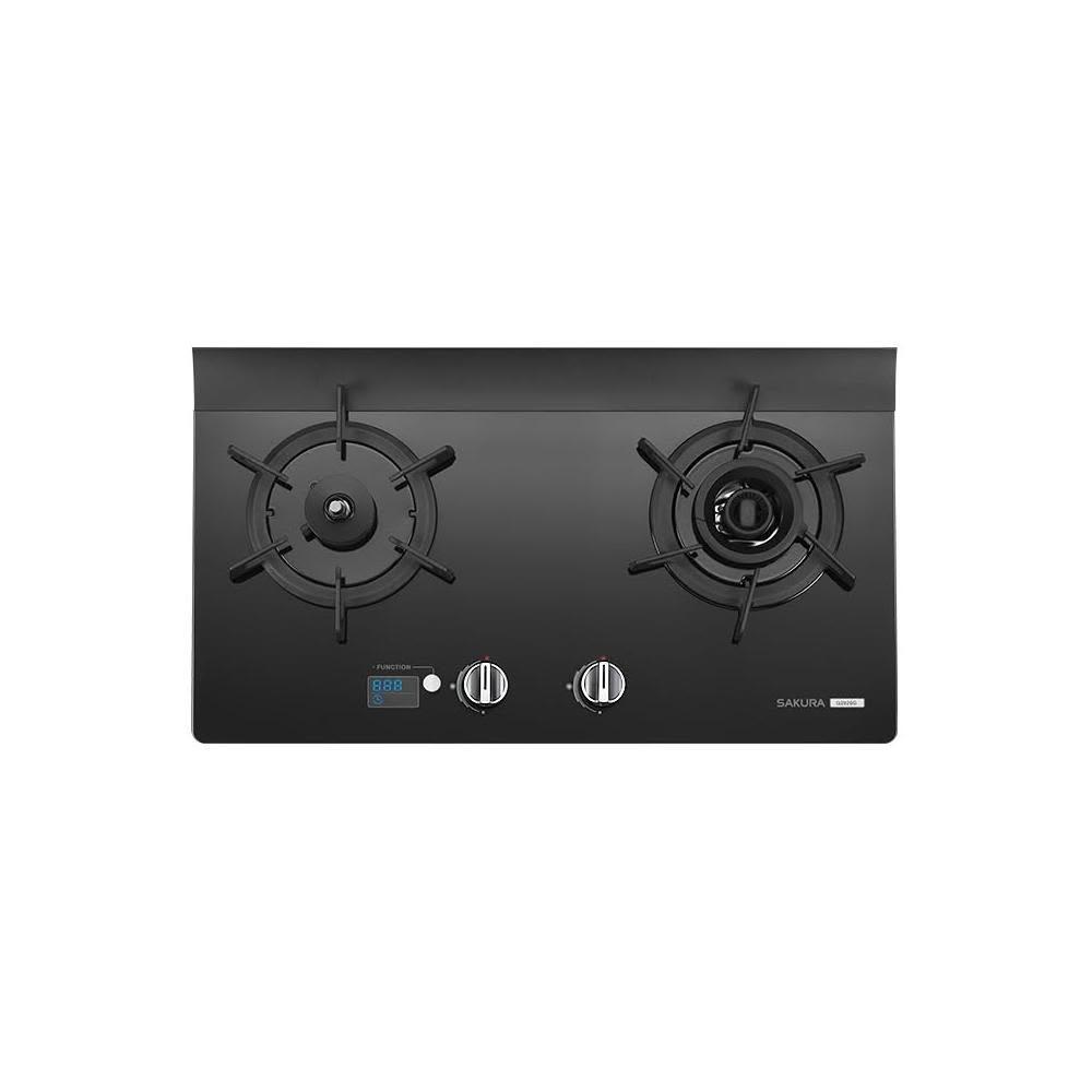 SAKURA櫻花 智能 雙炫火 二口 玻璃檯面爐 G2929G 定時 定溫 瓦斯爐 雙炫火 (全國安裝)