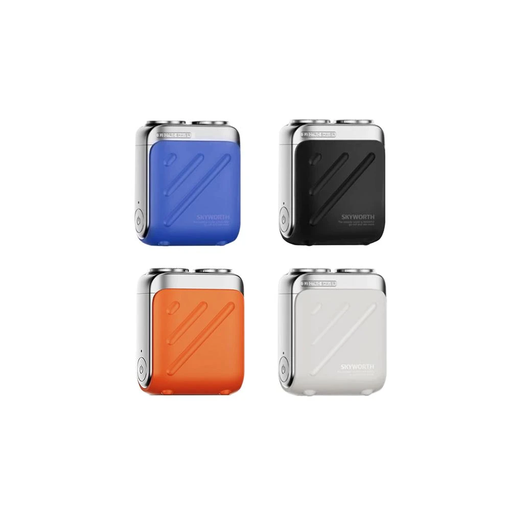 【SKYWORTH 創維】創維電動刮鬍刀 行者電動刮鬍刀 雙刀頭 迷你電動刮鬍刀 電鬍刀 剃鬚刀 刮鬍機 創維正品 台灣公司貨