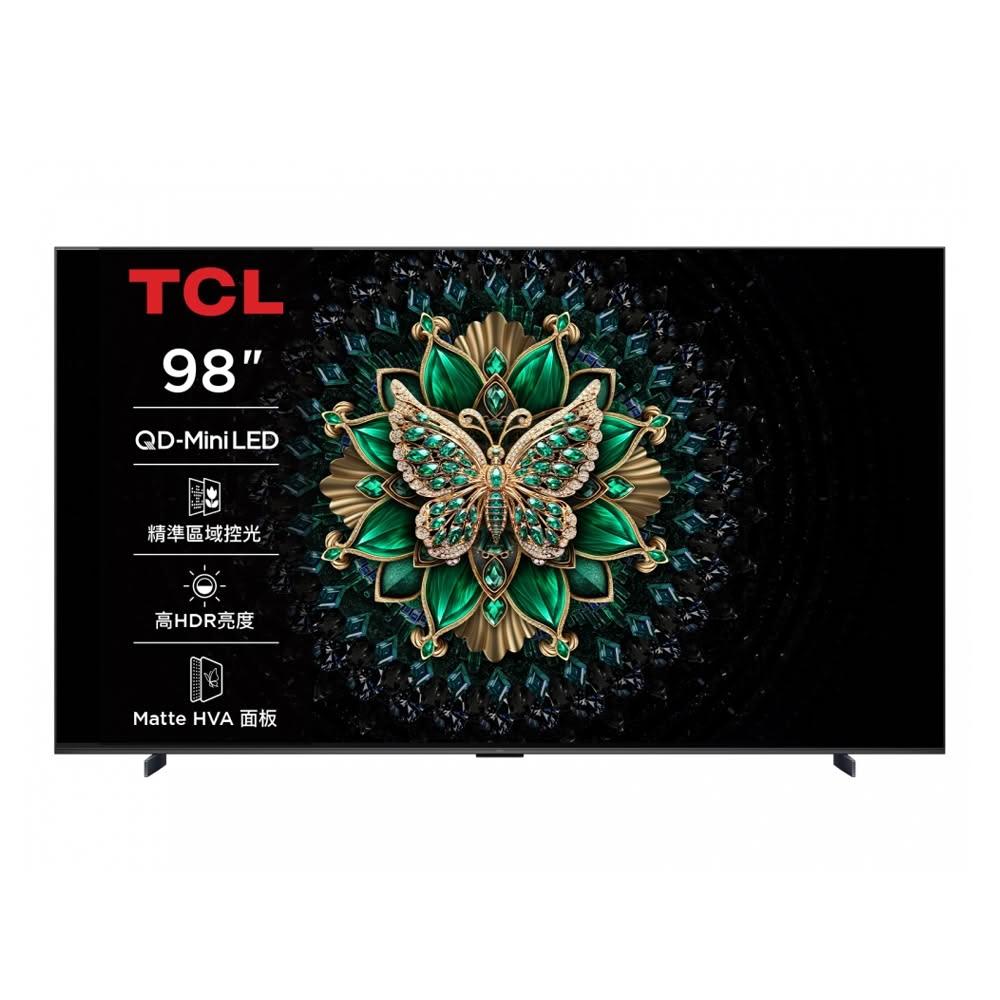 TCL ( 98C6K ) 98型【C6K系列】QD-Mini LED Google TV 量子智能連網液晶顯示器