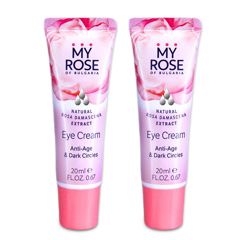 【My rose】【巴黎麵包】買1送1保加利亞大馬士革玫瑰抗皺緊致眼霜20ml-效期2027/02