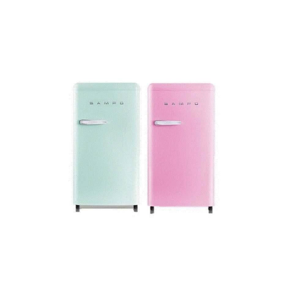 【SAMPO 聲寶】99公升 歐風美型單門小冰箱 SR-C10 粉綠2色（跨區費另計）