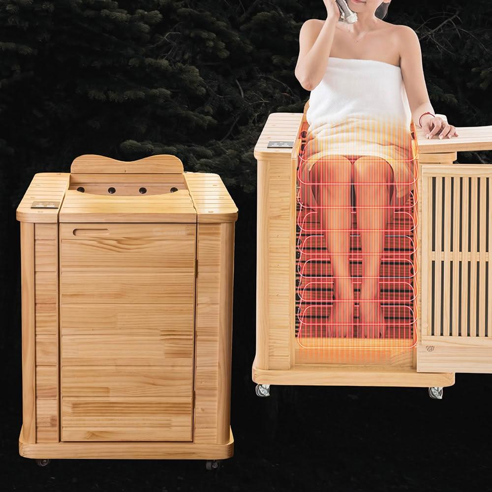 【巧福】遠紅外線原木桑拿屋 UC-868 (全身型)  泡腳/桑拿機/韓式汗蒸/泡腳桶/乾式足浴/桑拿桶