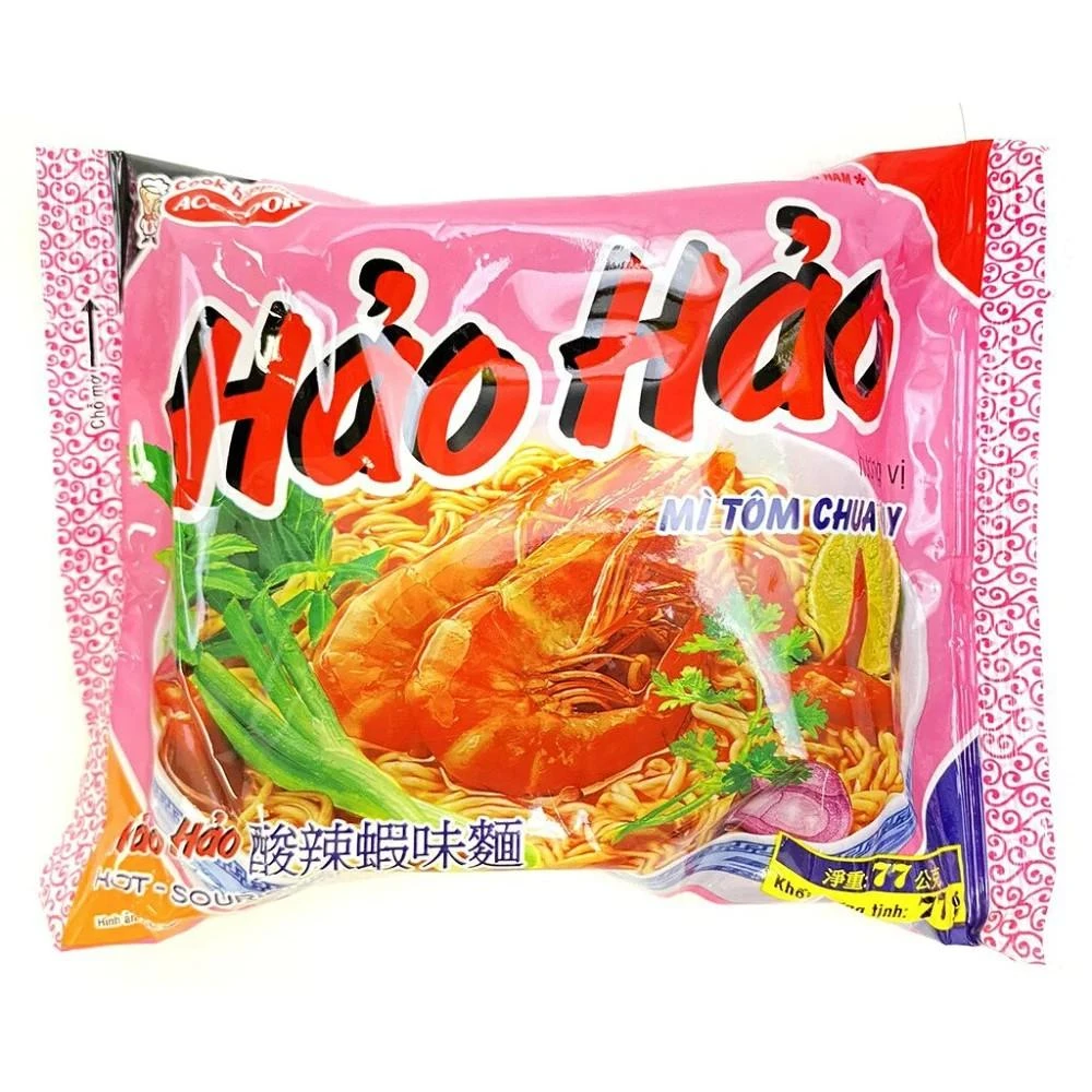 【CHARA 微百貨】越南 Acecook HAO HAO 快煮麵 鮮蝦 蝦味 泡麵