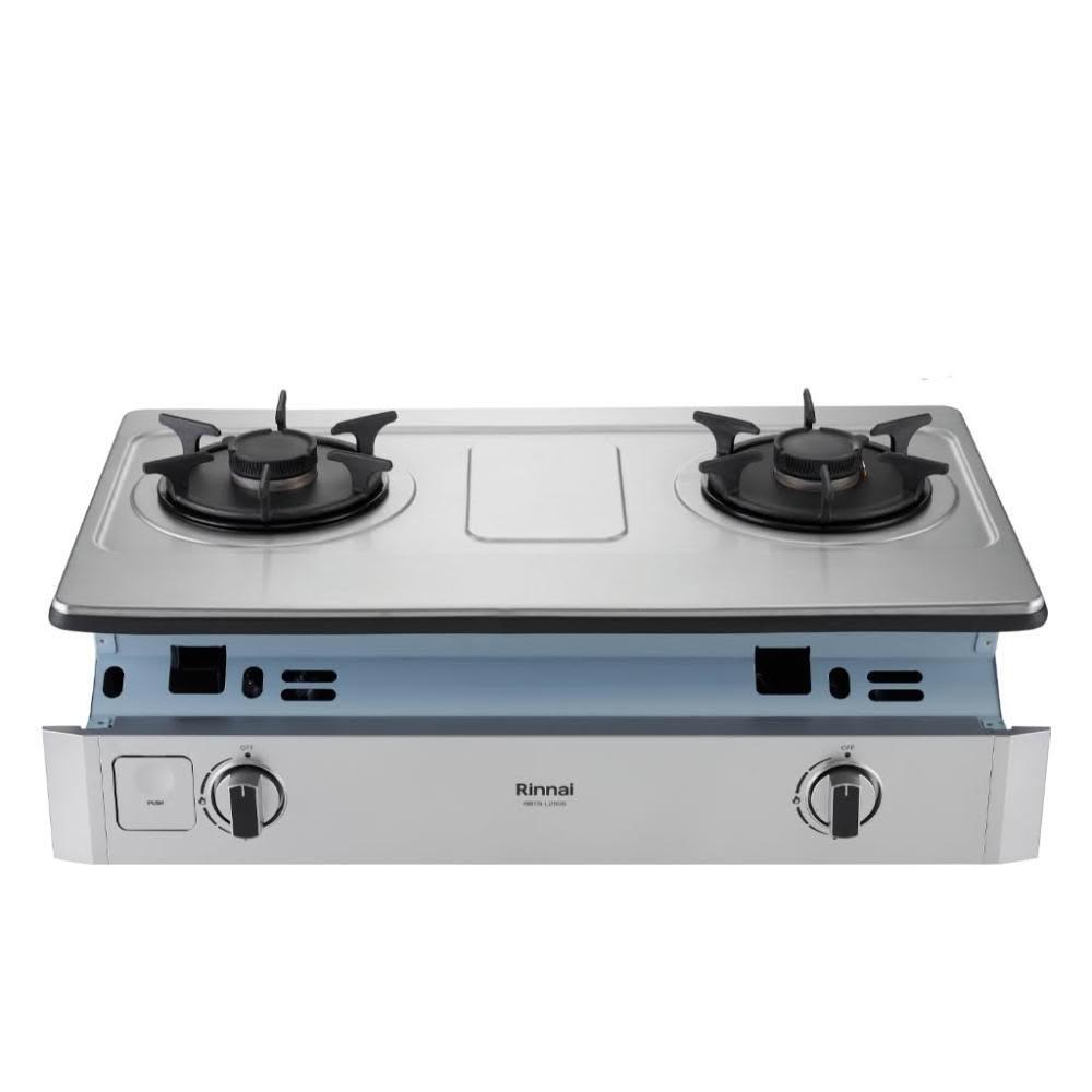 【林內】RBTS-L260S 彩焱系列 嵌入式彩焱不銹鋼雙口爐 (含基本安裝)｜彩焱系列｜嵌入爐｜三層火｜新式導流槽｜瓦斯爐｜