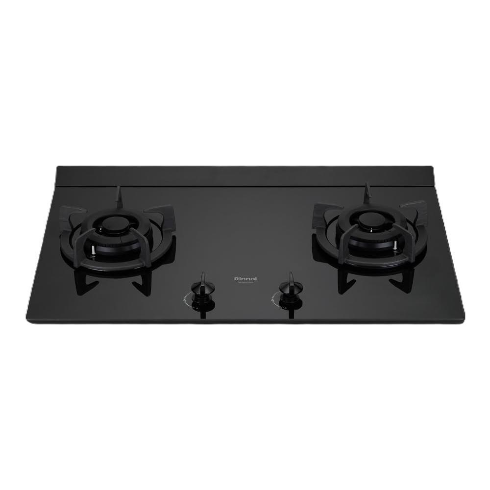 【林內】RB-M2700G(B) 檯面式極炎玻璃雙口爐 (含基本安裝)｜極炎系列｜檯面爐｜雙環火爐頭｜寬幅鑄鐵爐架｜瓦斯爐｜