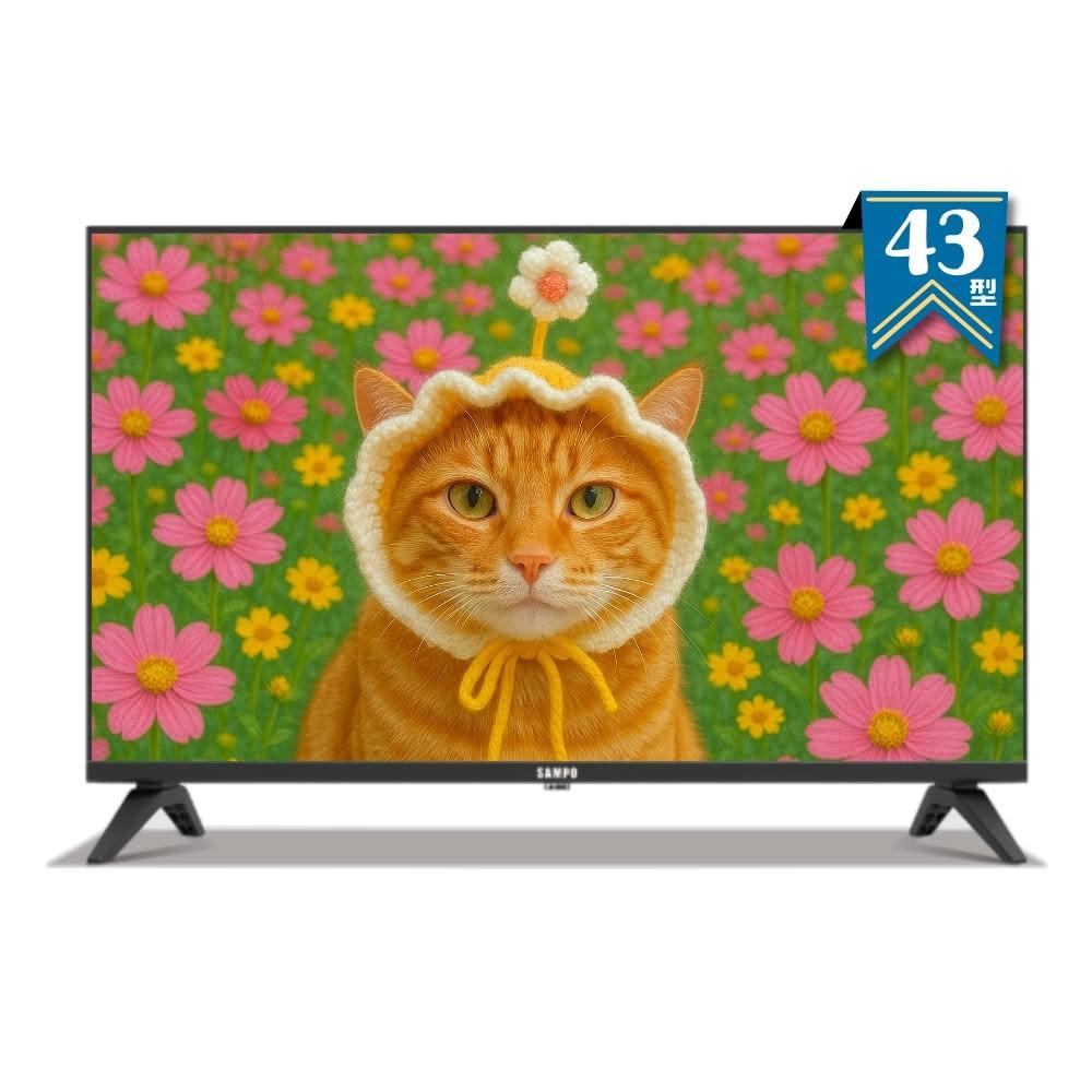 【SAMPO 聲寶】《NEW》43型FHD杜比音效IPS液晶顯示器 EM-43FD630 原廠三年保固