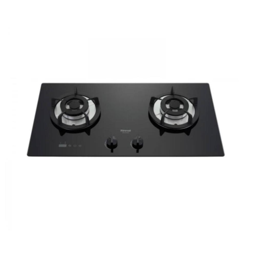【林內】RB-S2630G(B) 檯面式防漏玻璃雙口爐 瓦斯爐 雙口定時 熄火安全 防漏