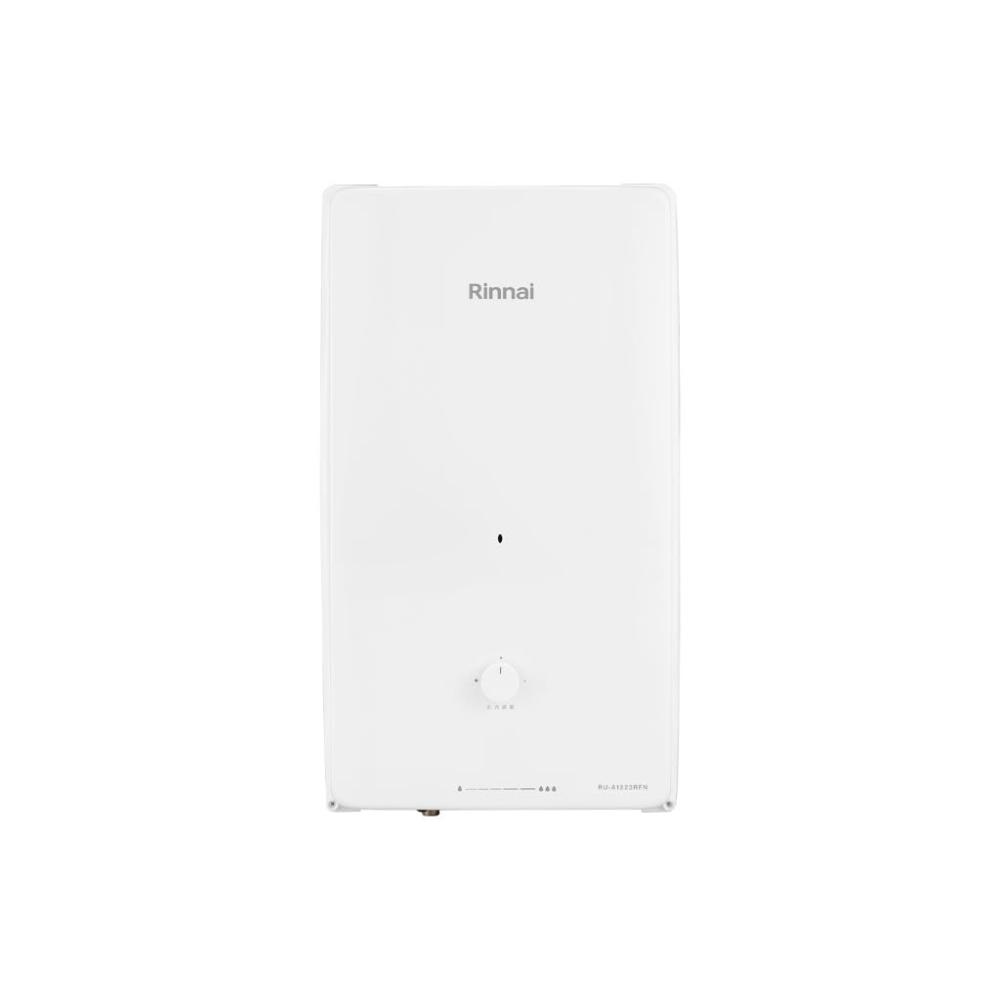 【林內】RU-A1223RFN 自然排氣熱水器 (僅配送)｜屋外型｜RF式｜12公升｜一般抗風型｜無氧銅｜銅製水盤｜