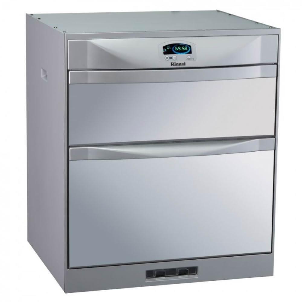 【林內】RKD-5053P 落地式臭氧殺菌烘碗機 (僅配送)｜落地式｜50公分｜雙門抽屜｜溫控系統｜臭氧殺菌｜鏡面玻璃｜