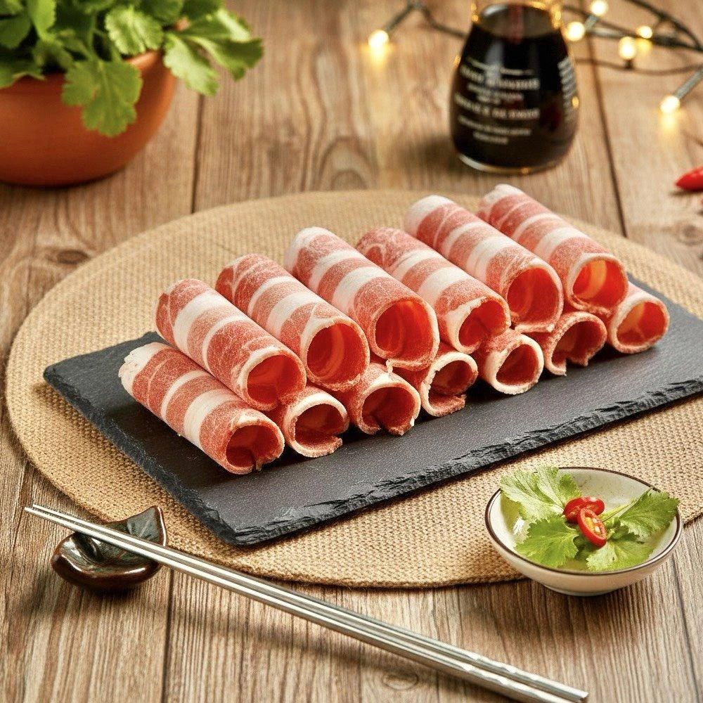 【小嚼士】澳洲牛五花肉火鍋肉片 1KG(澳洲牛 牛培根肉 牛五花肉 牛肉片 雪花牛 牛火鍋肉片 冷凍肉品食品 牛肉片)