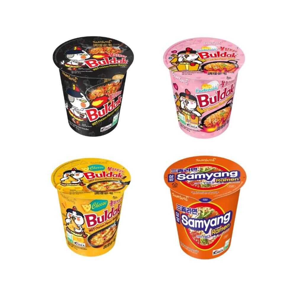 【三養火辣雞】韓國 三養 杯麵 元祖拉麵 65g 火辣雞肉鐵板炒麵 原味70g 起司70g 奶油白醬80g