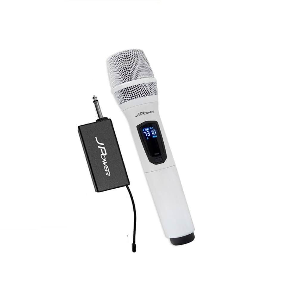 【J-POWER 杰強】震天雷 JP-UHF-888W 無線麥克風-珍珠白功能型 (#UHF888#JPOWER#J-POWER)
