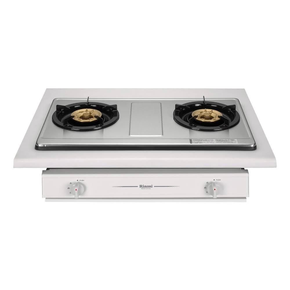 【林內】林內RBTS-227SC 嵌入式傳統不銹鋼雙口爐 NG1/LPG省錢王