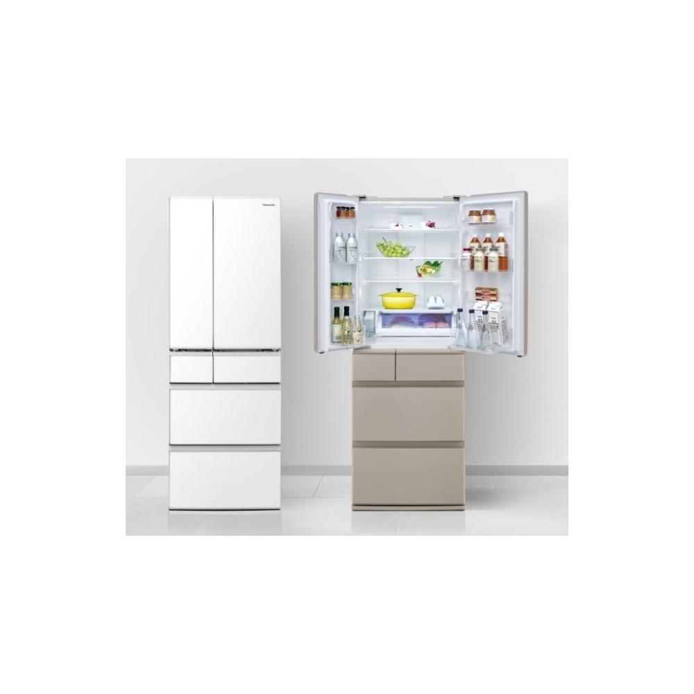 【Panasonic 國際牌】NR-F509XT-W1  500公升 平面鋼板六門電冰箱-晶鑽白